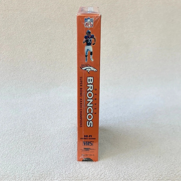 Vintage Denver Broncos Super Bowl XXXIII 1999 VHS Video Tape-ORIGINAL PACKAGING! - Picture 4 of 6